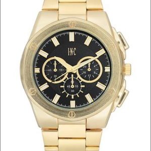 N.C. Men's Gold-Tone Bracelet Watch 44.5mm